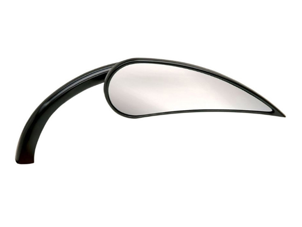 Rad II Teardrop Mirror - Black. Fits Right.