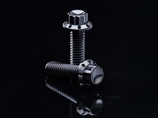 Titanium 12-Point Transmission Top Cover Bolt Kit - Black. Fits Softail 2007-2024, Most Touring 2007-2024 & Dyna 2006-2017
