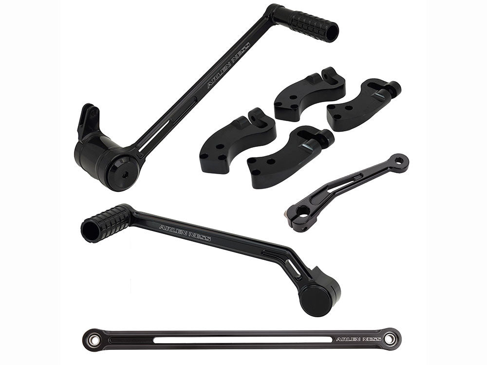 +3in. Extended Reach Foot Control Kit - Black. Fits Touring 2008up