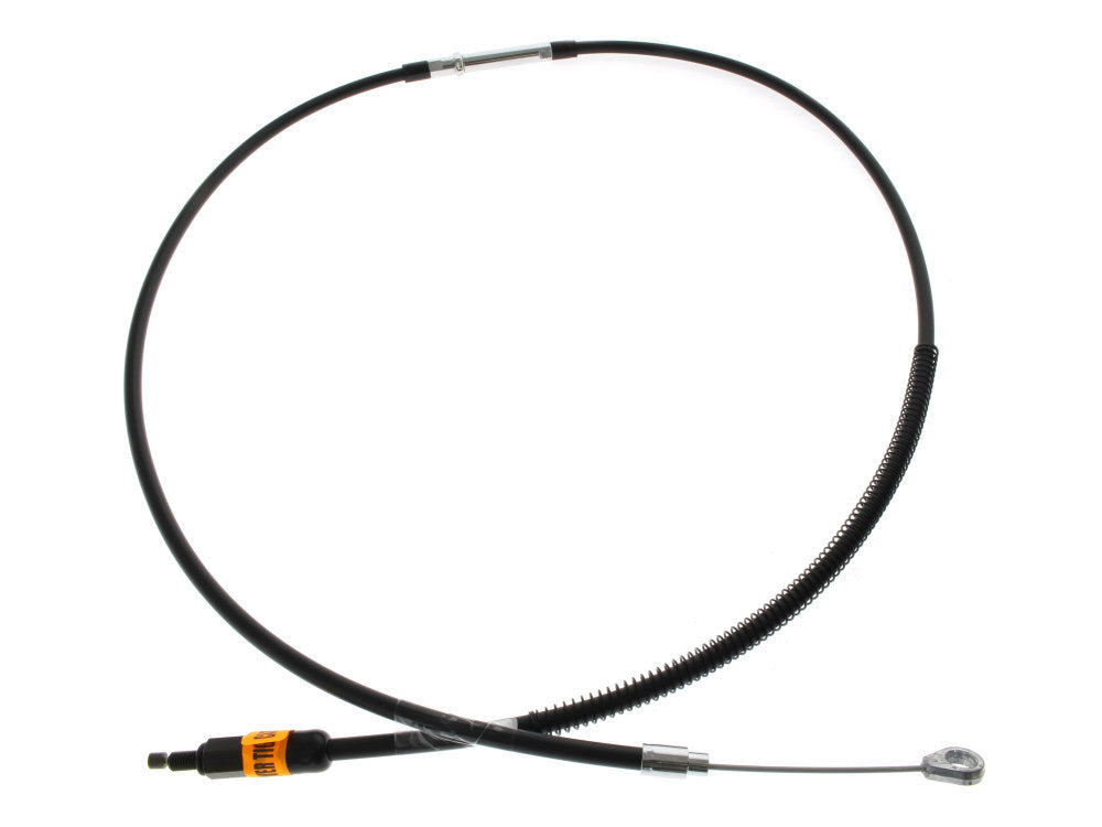 63in. Long Black Vinyl Clutch Cable. Fits Softail 2007-2024 & Dyna 2006-2017