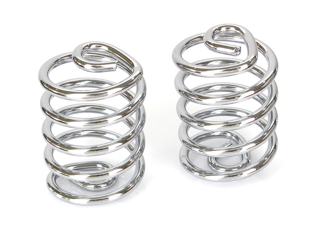 3in. Barrel Style Seat Spring - Chrome.