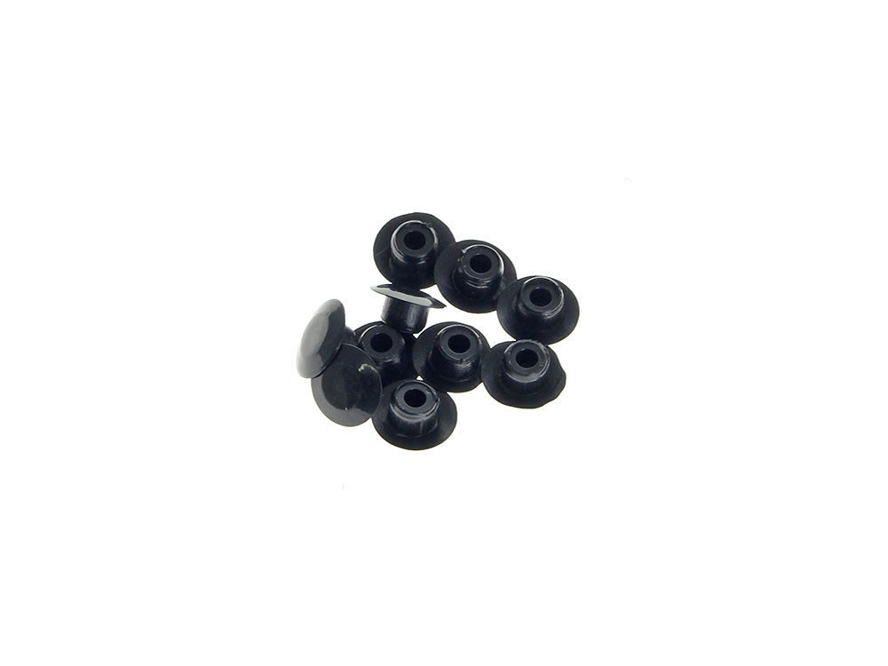 5/16in. (8mm) Hole Plugs - Black. Sold as a Pack of 10.
