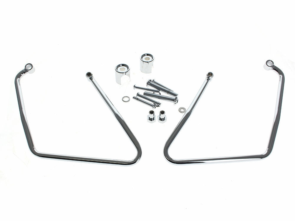 Saddlebag Supports - Chrome. Fits Sportster 1994-2003