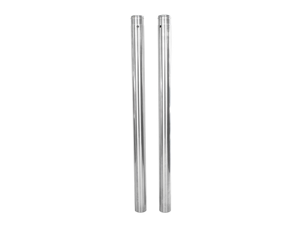 Hard Chrome Fork Tubes. +6in. Oversize. Fits 39mm Narrow Glide Front End 2004-2021