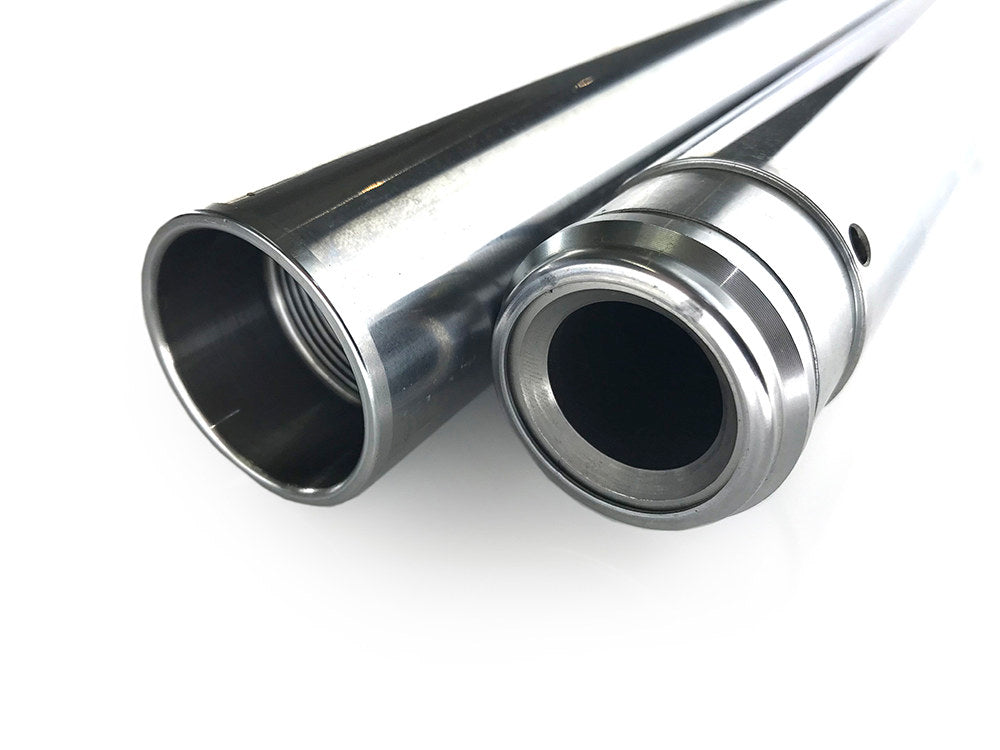 Hard Chrome Fork Tubes. +6in. Oversize. Fits FX Softail 2000-2015 & Dyna Wide Glide 2000-2005