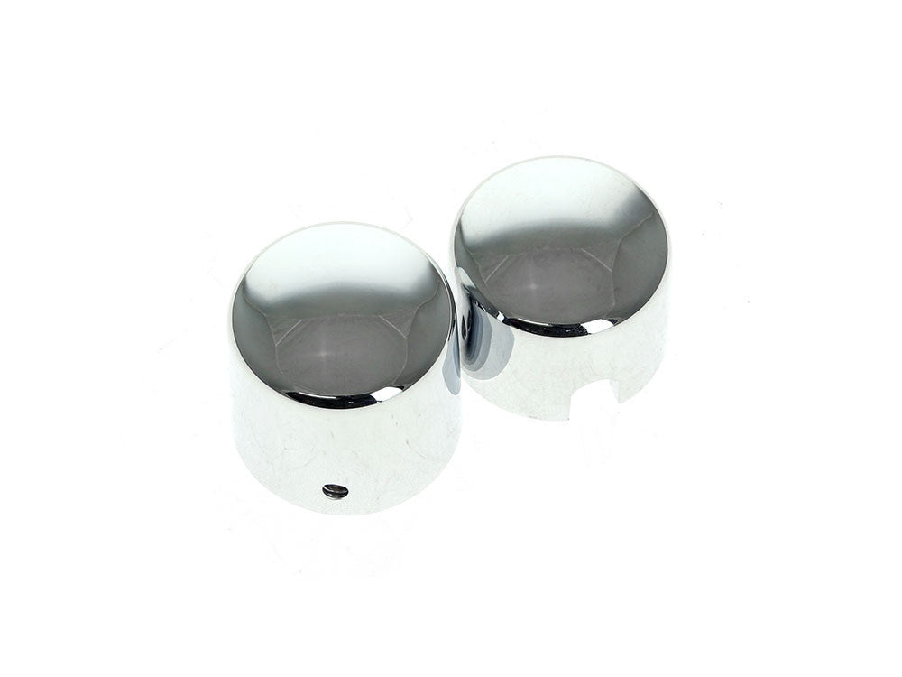 Rear Axle Covers - Chrome. Fits Softail 2000-2007