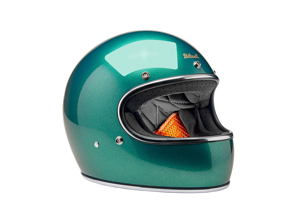 Gringo Helmet - Metallic Catalina. Size Medium with ECE R22.06 Compliance