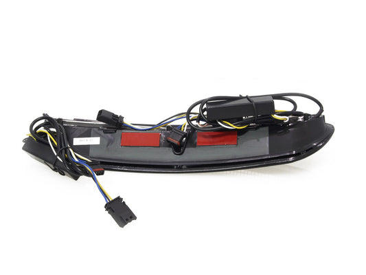 LED Batwing Vent Insert With Amber & White LED's - Black. Fits Touring 2014-2023
