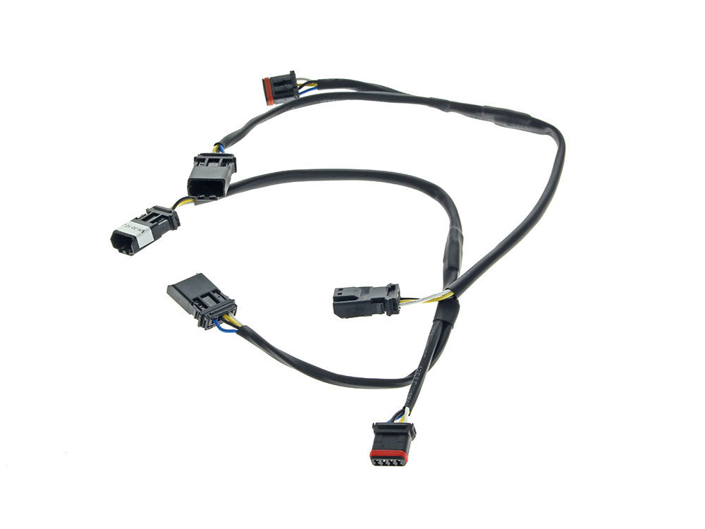 Wiring Adapter - Run/Turn Signal Mirrors. Fits Softail 2018up, Road King 2014up & Road Glide 2014-2023