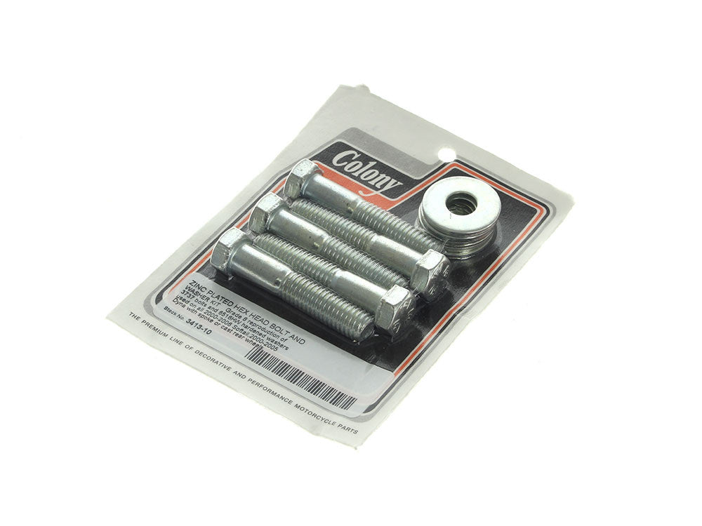 Rear Pulley or Sprocket Bolts - Zinc Plated Hex Head. 7/16in.-14 x 2.25in.. Looks Good with # BAI-D26-0152B