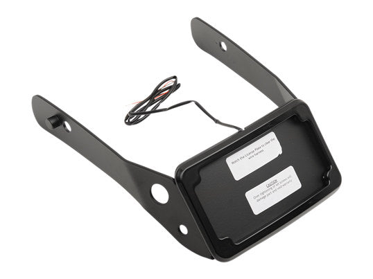 Tail Tidy Fender Eliminator Kit - Black with Number Plate Light Only. Fits Dyna Wide Glide 2010-2017.