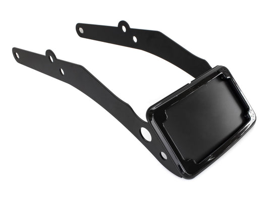 Tail Tidy Fender Eliminator Kit - Black with Number Plate Light Only. Fits Softail Slim 2012-2017.