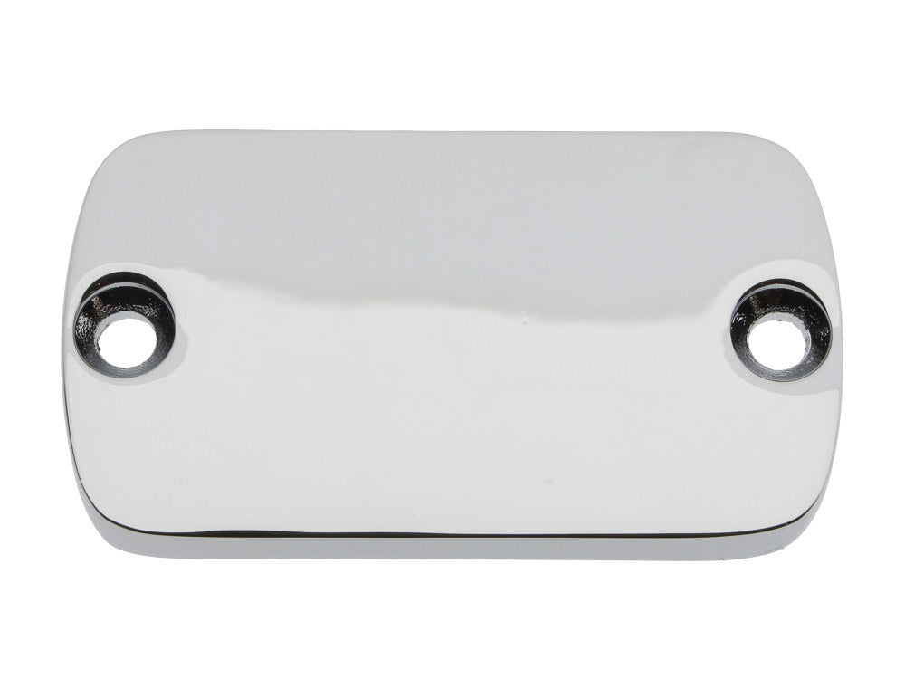 Front Master Cylinder Cap - Chrome. Fits Big Twin & Sportster 1972-1981.