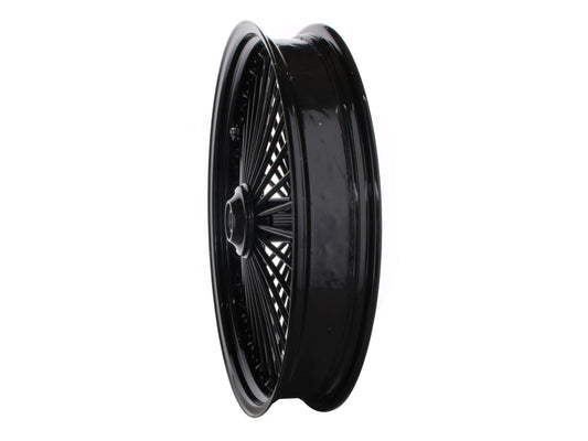 21in. x 3.5in. Mammoth Fat Spoke Front Wheel - Gloss Black. Fits FX Softail 2011-2015.