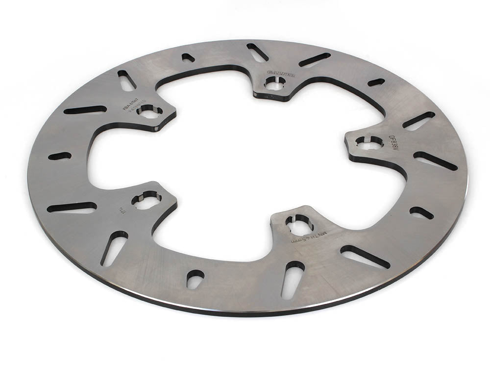 11.8in. Front Round Disc Rotor - Stainless Steel. Fits Touring 2014-2023 with OEM Wheel.