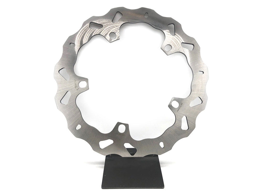 12.6in. Front Wave Disc Rotor - Stainless Steel. Fits Indian FTR1200 2019-2024 & Challenger 2020up