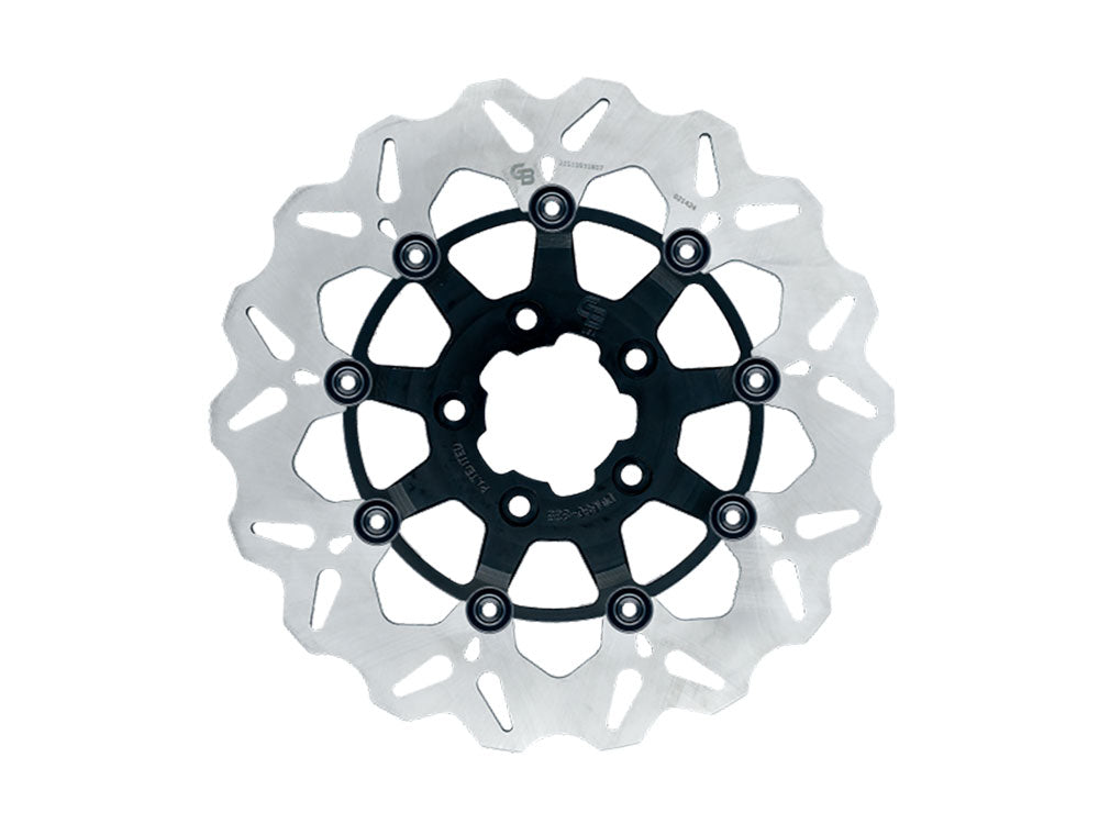 12.6in. Front Wave Floating Disc Rotor - Contrast Cut. Fits Pan America 2021up with Spoke Wheel & CVO Touring 2023up