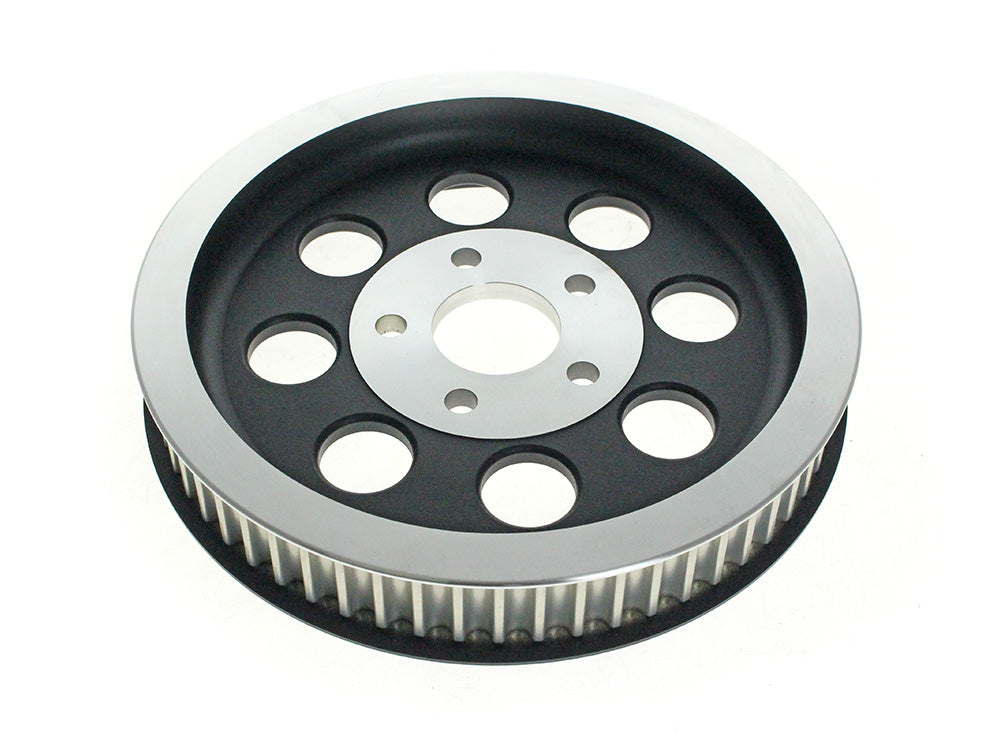 61 Tooth x 1.5in. Rear Pulley - Black. Fits Big Twin 1980-1999 with 1-1/2in. Wide Belt