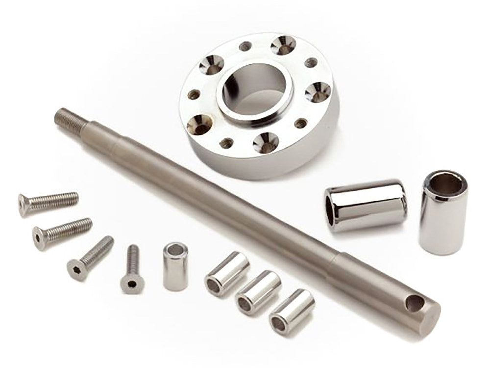 Wide Glide Conversion Hardware Kit - Chrome. Fits Sportster, Dyna & FXR 1987-1994.