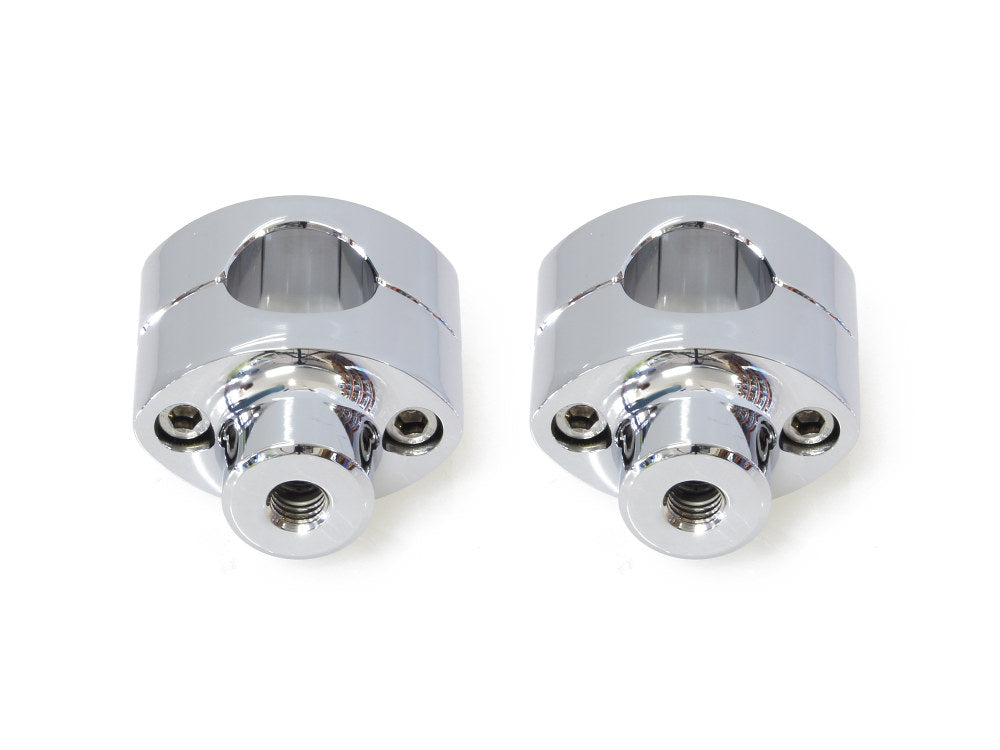 1-1/2in. Straight Two Piece Riser Kit - Chrome. Fits 1-1/4in. Handlebar
