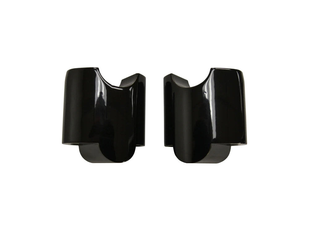2in. Riser Spacers - Gloss Black. Fits Sportster Forty-Eight 2010-2021.