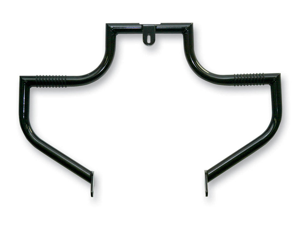 Linbar Engine Guard Freeway Bar - Black. Fits Dyna 1991-2017 with Mid Controls.