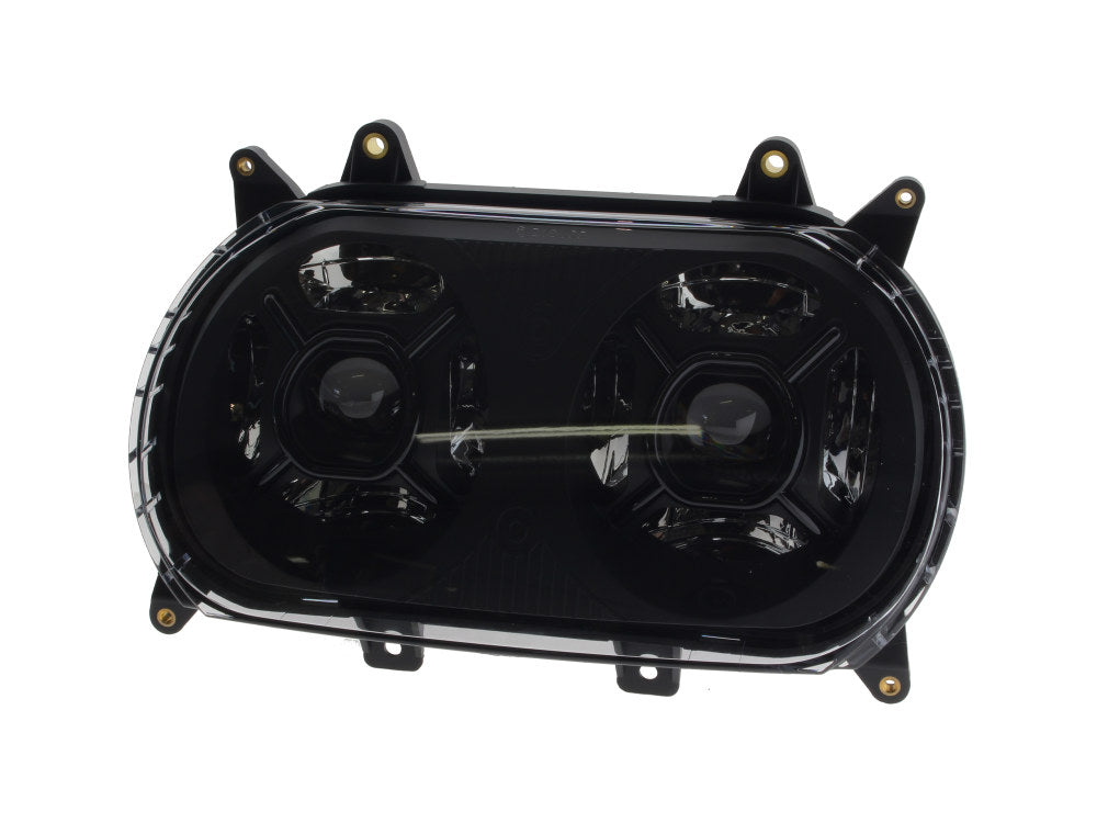 Dual 5-3/4in. Double-Barrel LED HeadLight Insert. Fits Road Glide 2015-2023