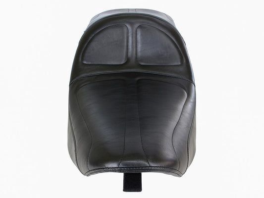 Maverick Daddy Long Legs Dual Seat - Extended Reach. Fits Softail 2006-2017 with OEM 200 Rear Tyre.