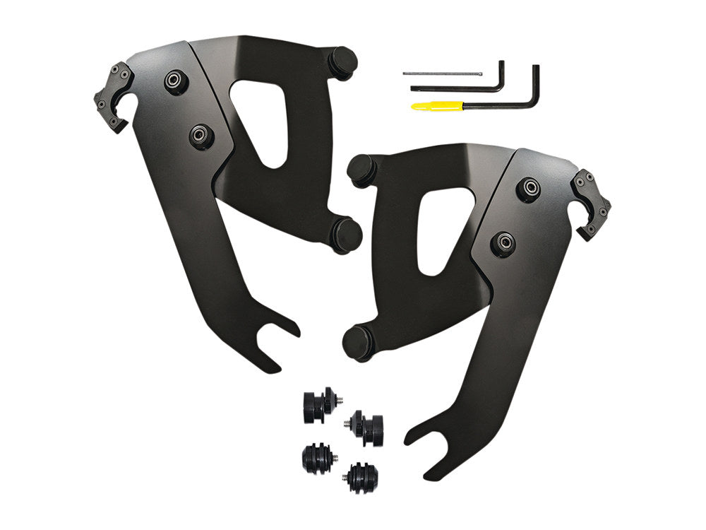 Black Road Warrior Trigger-Lock Mounting Hardware. Fits Slim 2018-2021