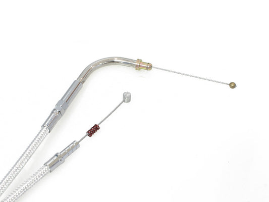 47-1/2in. Idle Cable - Sterling Chromite. Fits Big Twin 1996-2017.