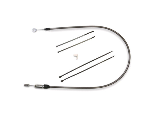 36in. Quick Connect Upper Clutch Cable - Black Pearl. Fits Softail 2018-2024