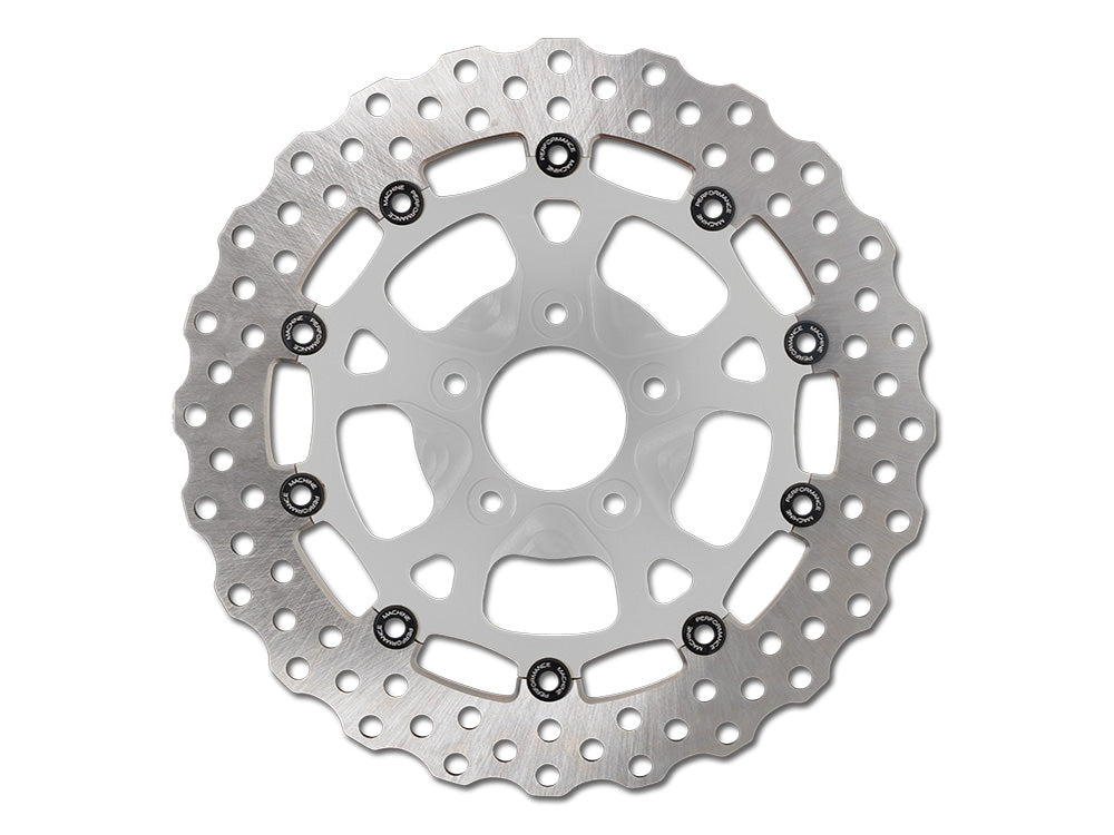 12.6in. Front Dominator Disc Rotor - Chrome. Fits Touring 2024up with Custom Wheel and Hub Mounted 320mm Rotors.