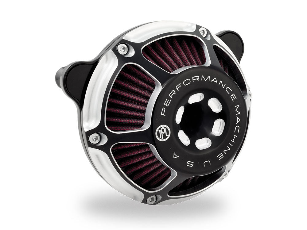 Max HP Air Cleaner Kit - Black Contrast Cut. Fits CVO Touring 2023up, Street Glide & Road Glide 2024up, Touring 2025up & Softail 2025up