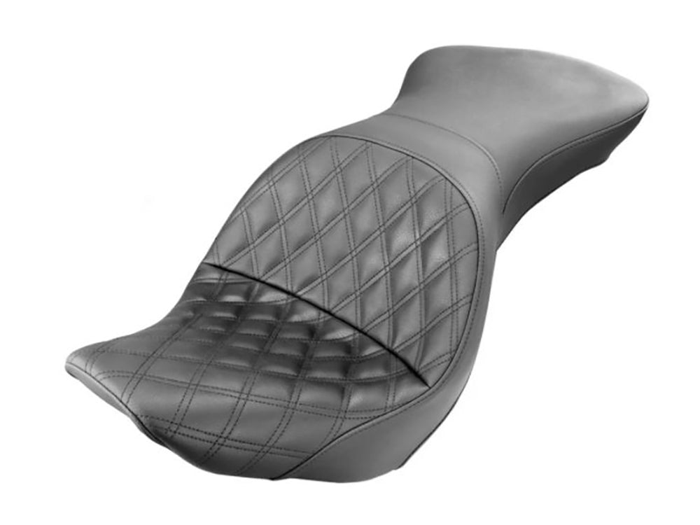 Explorer LS Dual Seat. Fits Softail 2006-2017 with OEM 200 Rear Tyre.