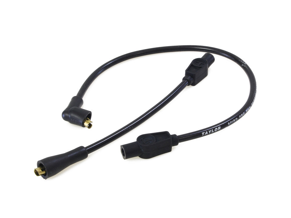 8mm Spark Plug Wire Set - Black. Fits Touring 1980-1998 and Sportster 1986-2003.