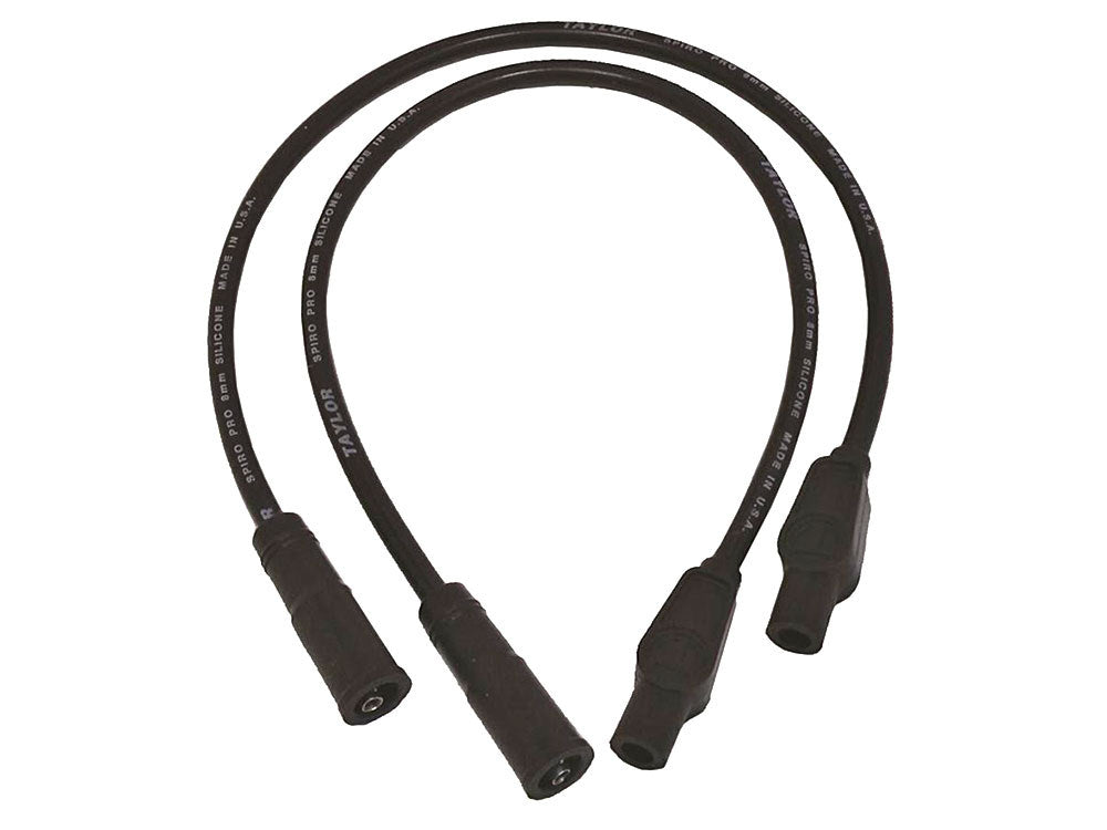 8mm Spark Plug Wire Set - Black. Fits Touring 1999-2008 with EFI and Sportster 2004-2006.