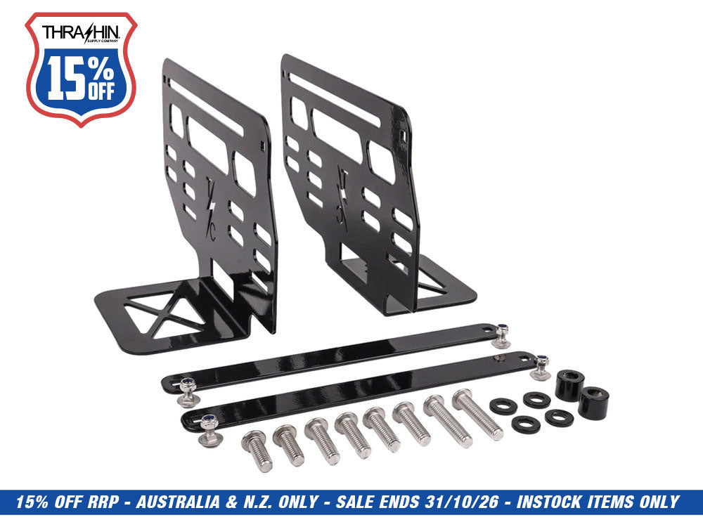 Hard Mount Brackets For Essential, Escape & Expedition Saddlebags.