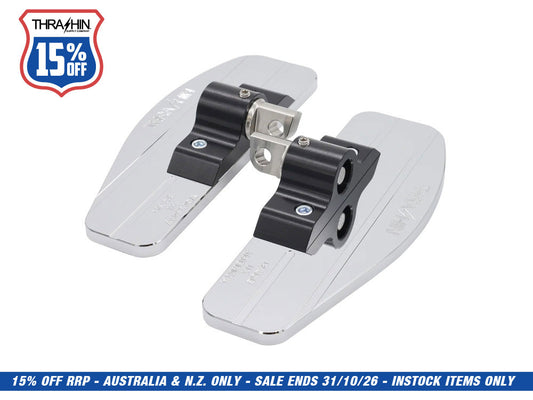 Mini Floorboards with HD Male Mount - Chrome