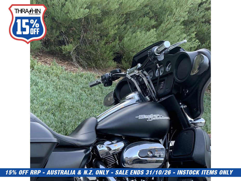 Street Glide Riser Adapter - Black. Fits Street Glide 2014up