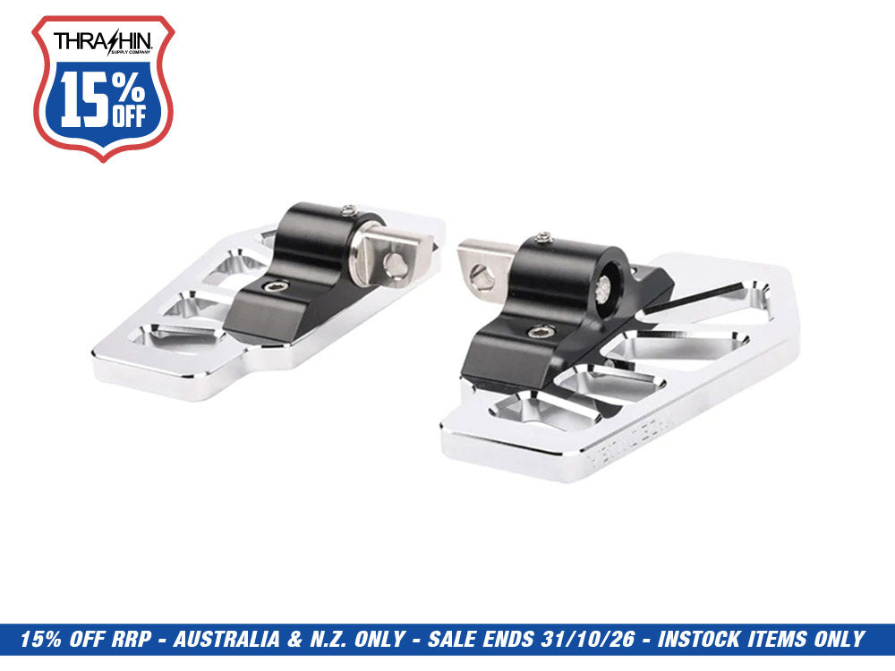 Apex Mini Floorboards with HD Male Mount - Chrome