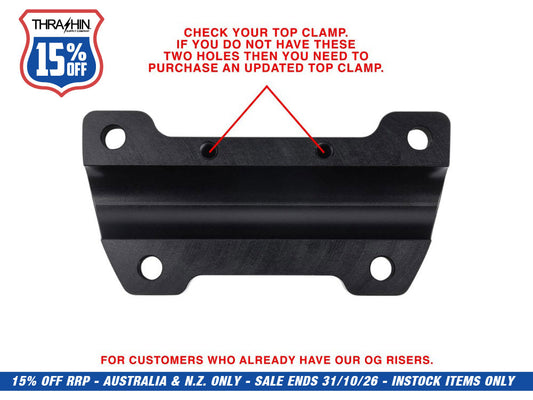 Replacement OG Handlebar Top Clamp - Black.