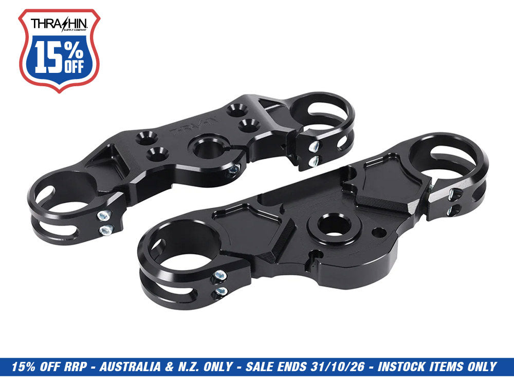 Triple Tree Kit - Black. Fits Low Rider ST 2022up