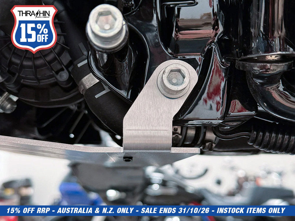 Skid Plate - Raw. Fits CVO Touring 2023up & Street Glide & Road Glide 2024up
