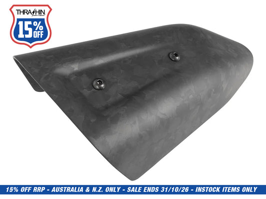 Air Scoop Coil Cover - Forged Carbon. Fits Softails 2018up & Touring 2024up.