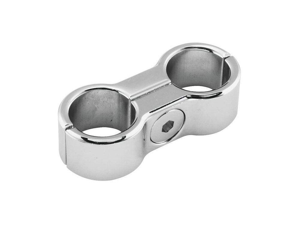 2 Hose Separator - Chrome. Fits 5/16in. or 3/8in. Hose