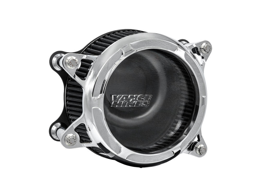VO2 Insight Air Cleaner Kit - Chrome. Fits Touring 2017-2024 & Softail 2018-2024