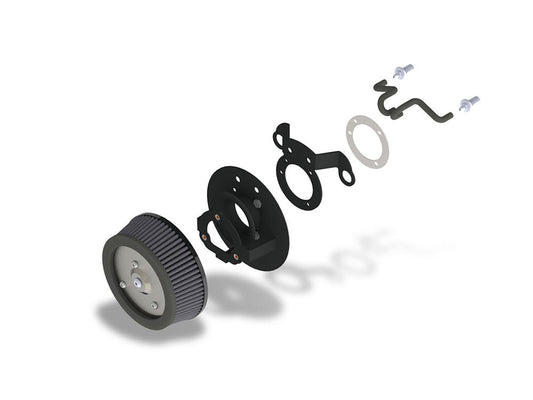 VO2 Naked Air Cleaner Kit. Fits Sportster 1988-2021. Requires Air Cleaner Cover.