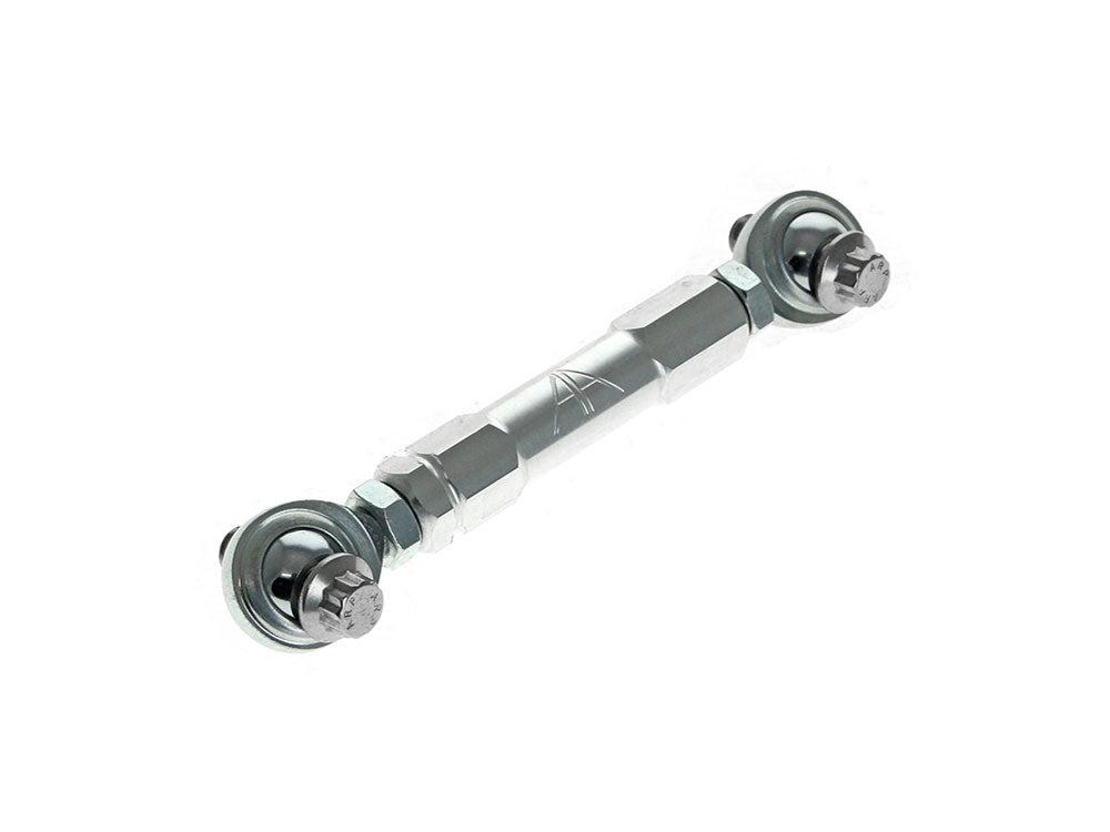 Competition Adjustable Front Stabilizer Link - Machine Finish. Fits Touring 2009up