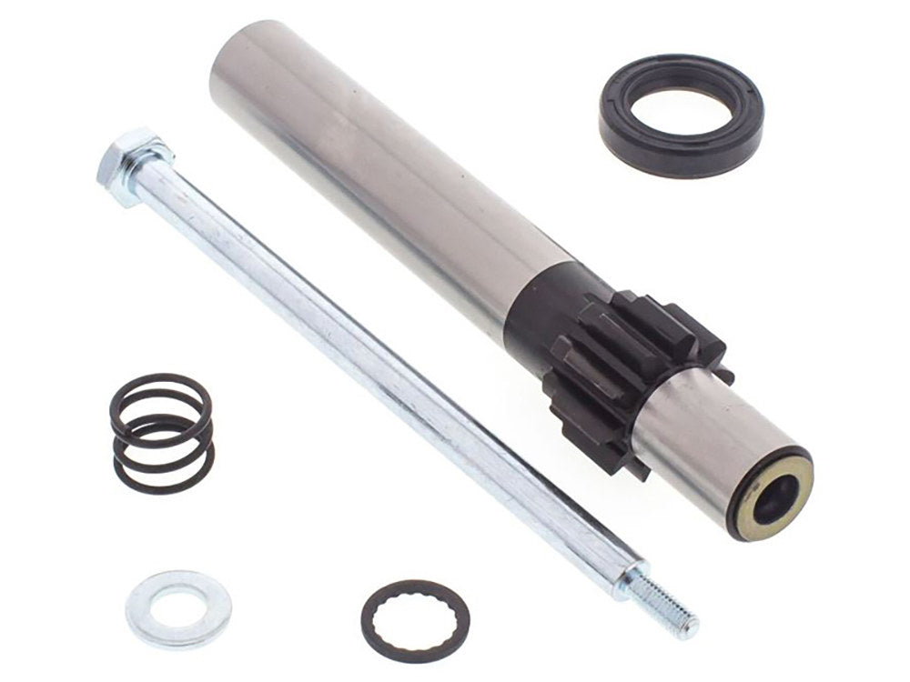 Starter Jackshaft Assembly with 10 Tooth Pinion Gear For OEM 102 Tooth Starter Ring. Fits Dyna 1994-2005, Softail 1994-2006, Touring 1994-2006 & FXR 1994