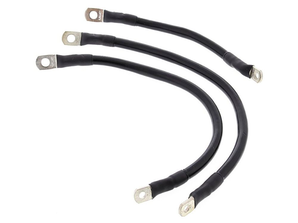 Battery Cable Kit - Black. Fits Touring 1993-2008